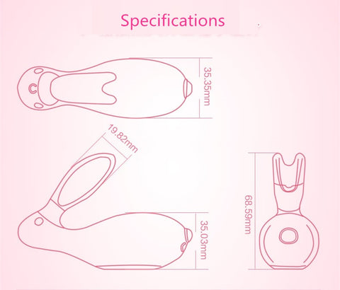WOWYES 7C Remote Control Wearable Rabbit Vibrator