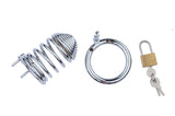 LHD BDSM Premium Stainless Steel Male Chastity Penis Cage / 3 Size