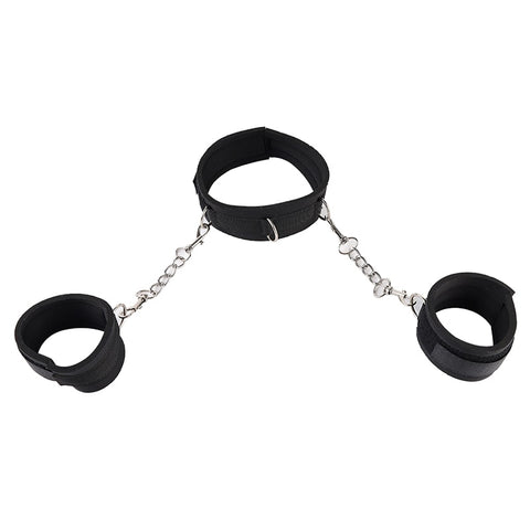 BDSM Anal Hook Bondage Kit with Handcuffs & Collar