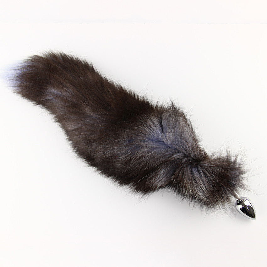 RY Cosplay Stainless Steel Fox Tail Anal Plug - 3 Size S/M/L