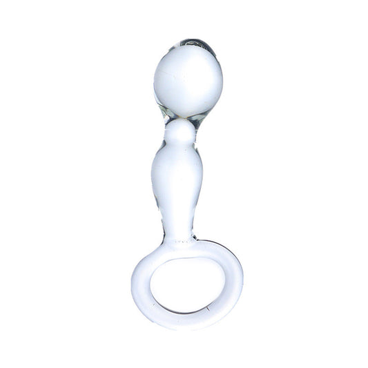 SexyPlay 13.5cm Crystal Glass Butt Plug / Anal Beads / Thruster Dildo - 3 Colors