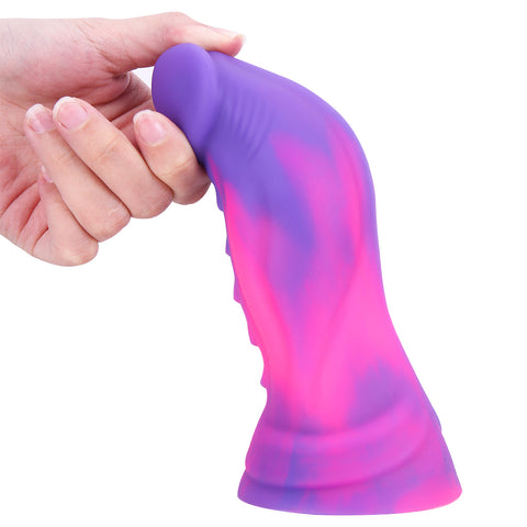 MD 6.89 inch King Of Alien Realistic Dildo / Silicone Large Anal Plug