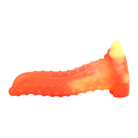 MD Alien Silicone Fantasy Dildo / Anal Plug - Orange Arowana