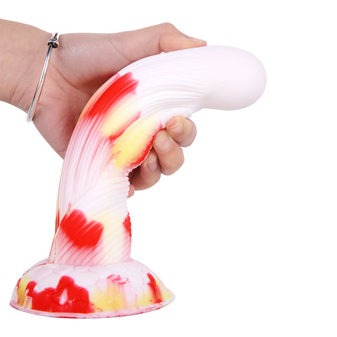 MD 8.27 inch Alien Silicone Realistic Fantasy Dildo / Anal Plug