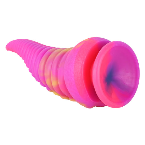 MD 8.86 inch Octopus Tentacles Silicone Fantasy Dildo / Anal Plug - Pink