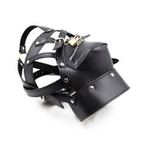 BDSM Leather Bondage Fetish Mask Hood