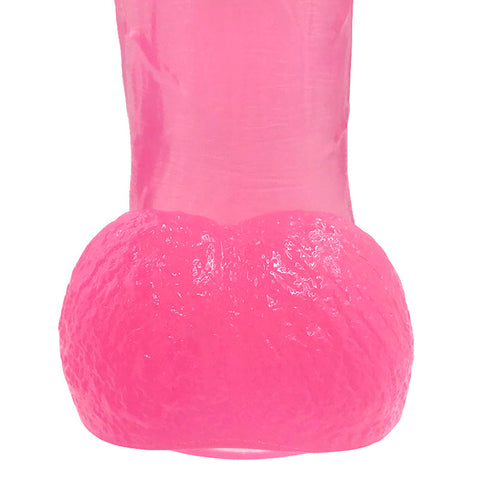 MD Huge Devil 31cm Realistic Crystal Dildo - Pink