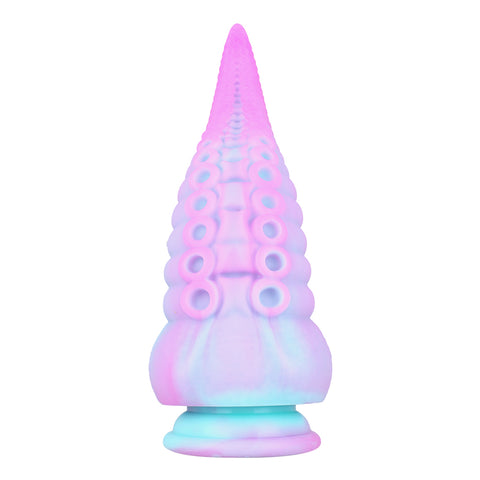 MD 8.86 inch Octopus Tentacles Silicone Fantasy Dildo / Anal Plug - Purple-Blue