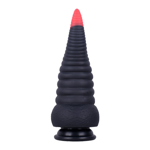 MD 8.86 inch Octopus Tentacles Silicone Fantasy Dildo / Anal Plug - Red-Black