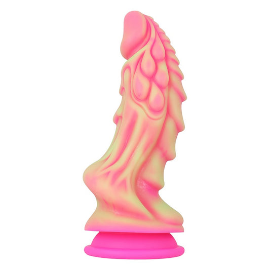 MD 9.05" Big Monster Silicone Realistic Fantasy Dildo - Multicolor