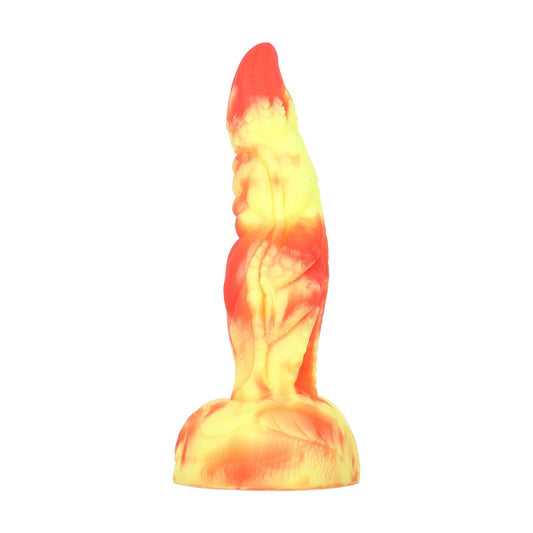 MD 7.87" Woodpecker Silicone Fantasy Dildo / Anal Plug - Volcano
