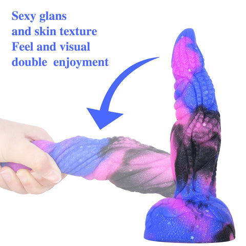 MD 7.87" Woodpecker Silicone Fantasy Dildo / Anal Plug - Star