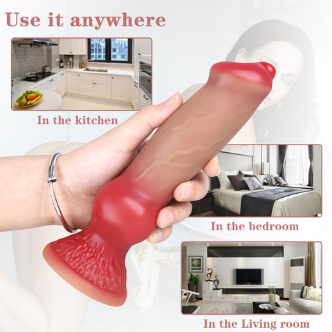 MD 7.48" Doggy Silicone Super Realistic Fantasy Dildo