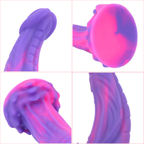 MD 6.37 inch Mamba Snake Realistic Dildo / Silicone Large Anal Plug