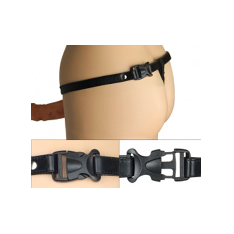 LOVETOY Vibrating Unisex Hollow Strap On Dildo Harness 16.5 cm (6.5'')