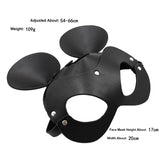 BDSM Minnie Hood Cosplay Bondage Eye Mask