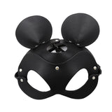 BDSM Minnie Hood Cosplay Bondage Eye Mask