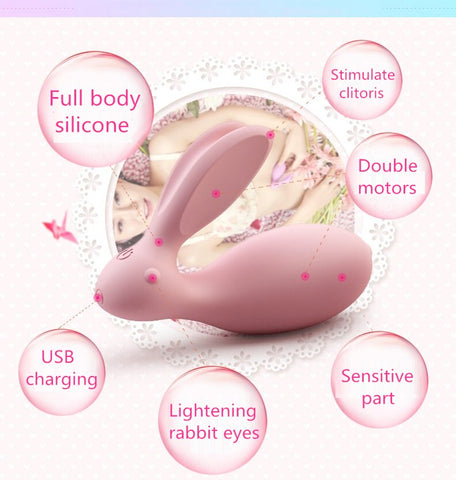 Silicone Rabbit Protector Remote Control WOWYES 7C Remote Control Wearable Rabbit Vibrator – sexyplay.com.au