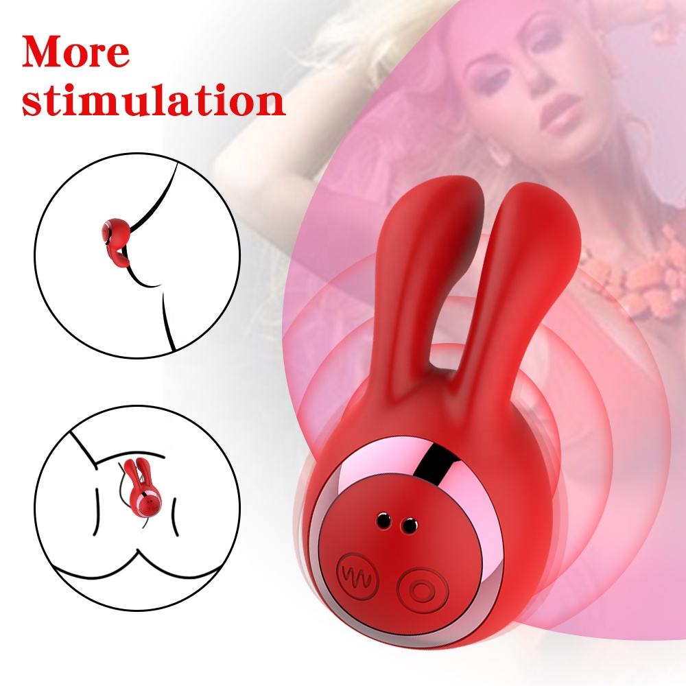HC Cute Bonny Clitoral Suction & Vagina Rabbit Vibrator - Red