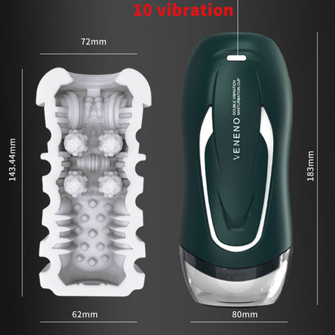 RENDS Veneno Vibrating & Auto Heating Voice Interactive Male Masturbator