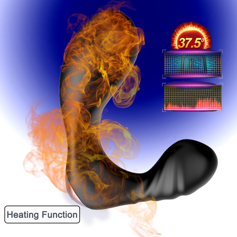 JRL Remote Control Auto Heat Prostate Massager Anal Vibrator