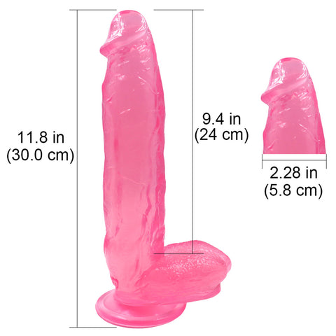 MD Alien 30cm Huge Realistic Dildo - Pink