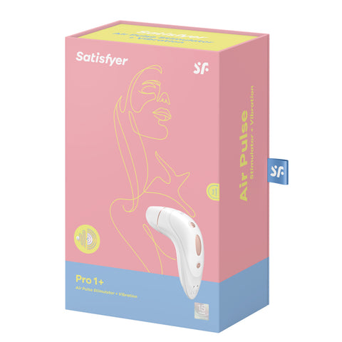 Satisfyer Pro 1 Plus Air Pulse Vibration Clitoral Vibrator