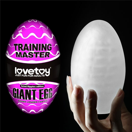 LOVETOY Training Master Giant Egg Grind Ripples Edition Masturbator