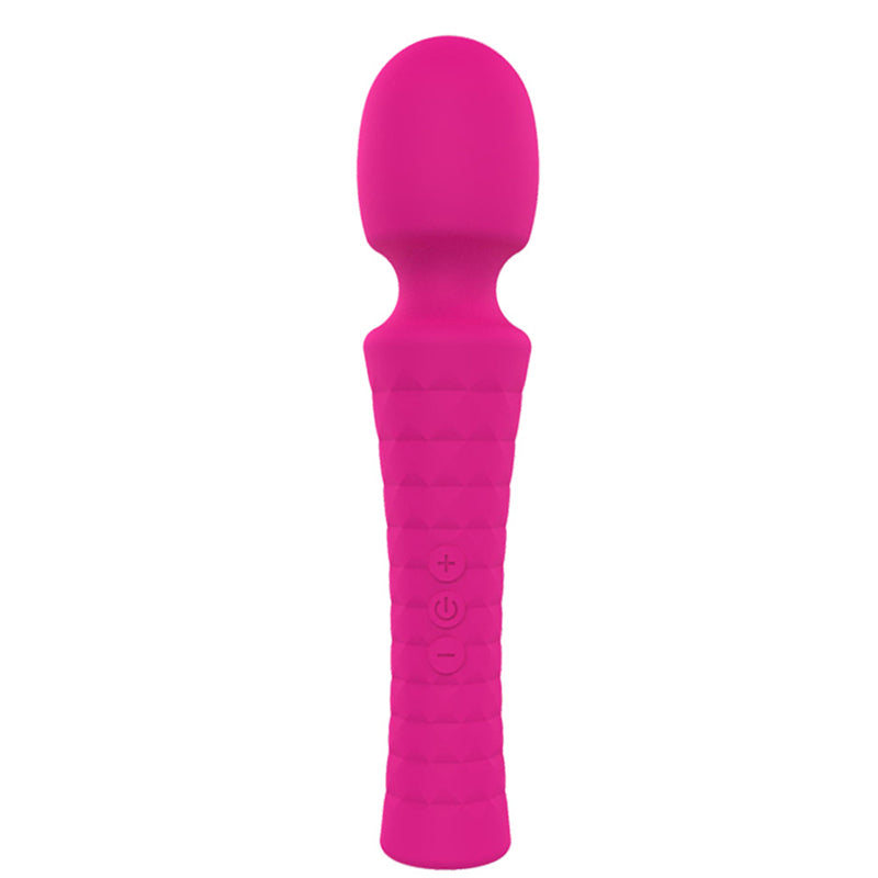 HC 8x5 Wand Massager Vibrator USB Rechargeable - Rose