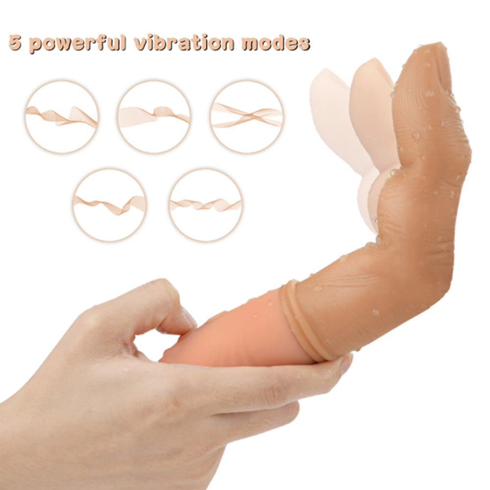 KATO Realistic Finger Dildo / Auto-Heating G-Spot Vibrator – sexyplay.com.au