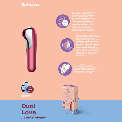 Satisfyer Dual Love - App Controlled Clitoral Sucking Stimulator