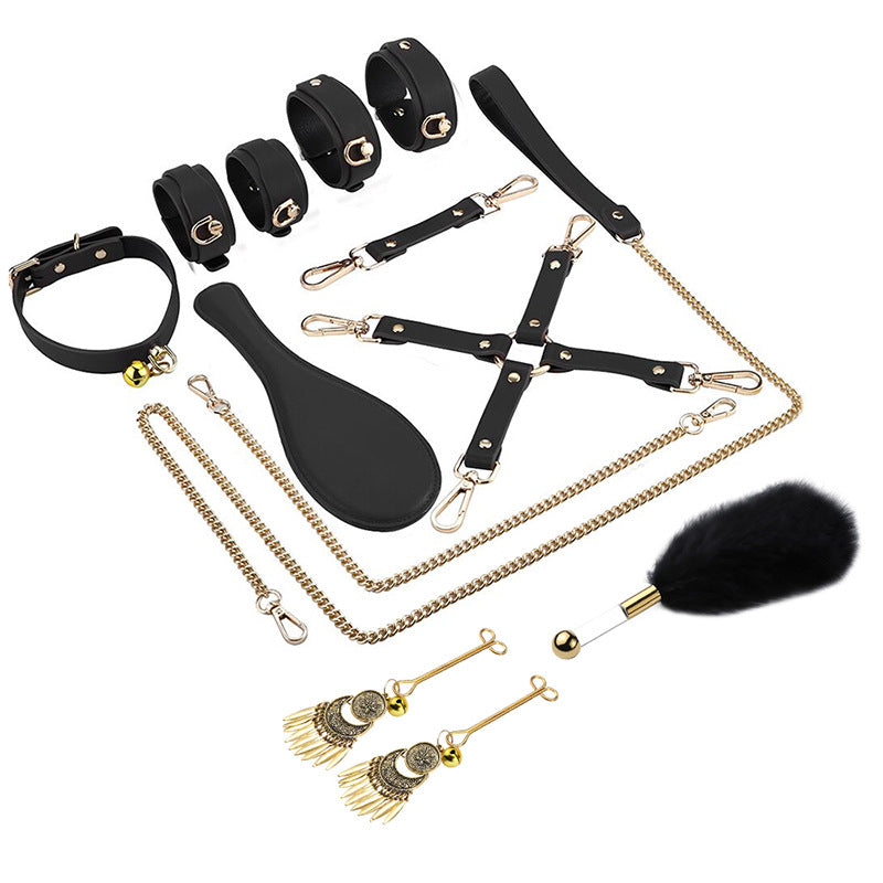 RY Premium Bondage Kit - 8 Pce BDSM Set Black