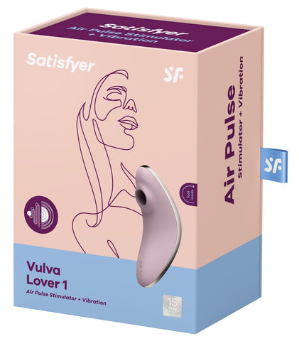Satisfyer Vulva Lover 1 Violet Air Pulse Suction Clitoral Vibartor