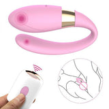 DIBE Tibe Wearable Remote Control Clitoris & GSpot Vibrator - Pink