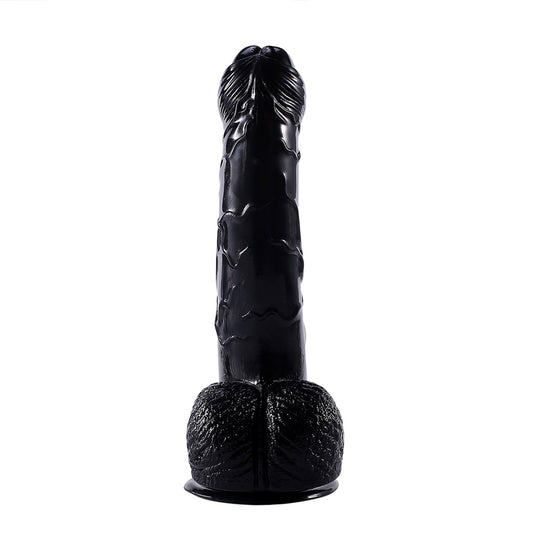 DY 21cm Foreskin Style Crystal Realistic Dildo with Suction Cup