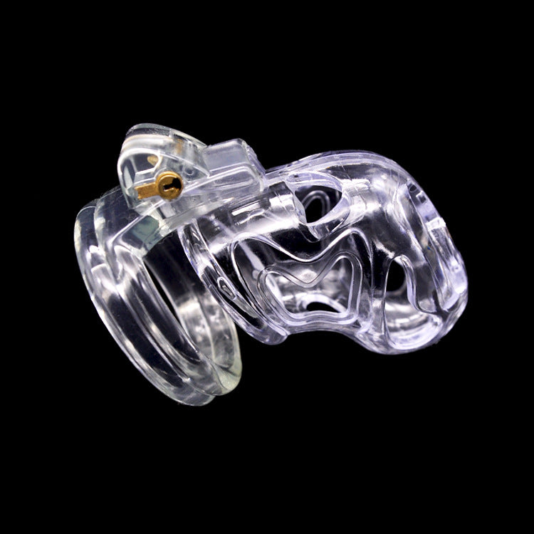 Imprison Bird Q226 Men's Chastity Penis Cage Kit - Clear with 4 Rings