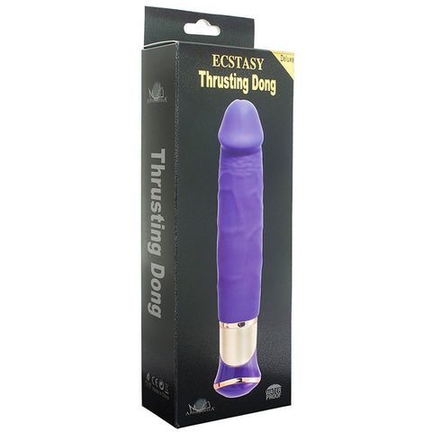 Aphrodisia Vibrator Ecstasy Deluxe Rowdy Dildo Vibrator -Purple