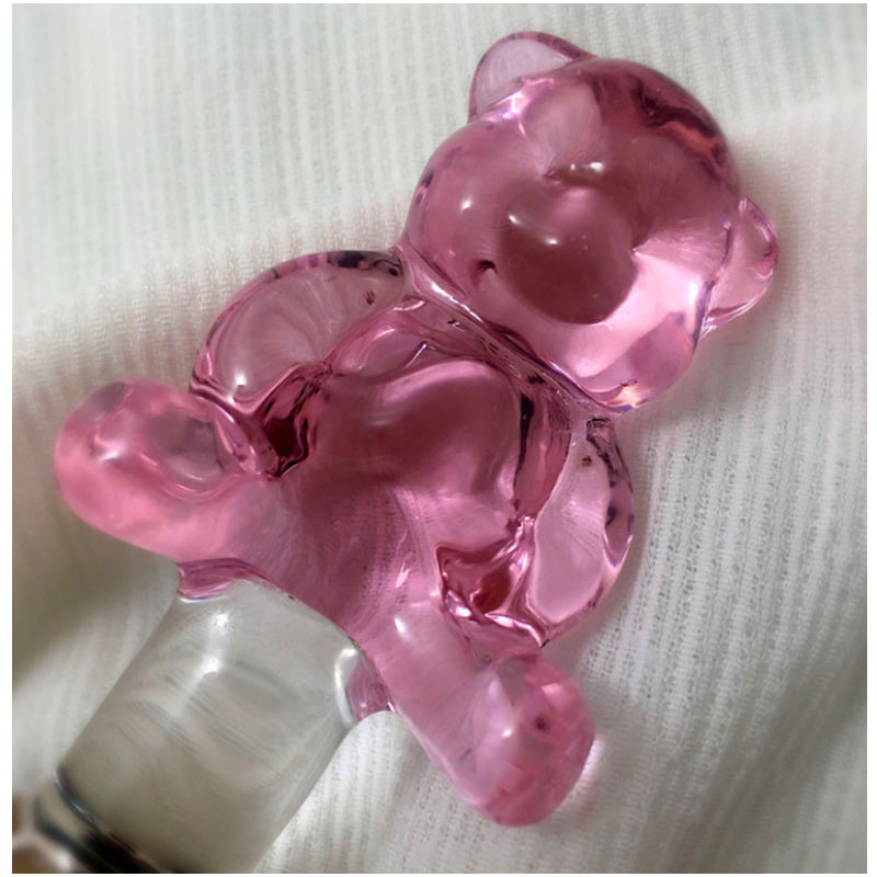 12.5cm Crystal Glass Anal Plug - Bear Round sexyplay.com.au 12.5cm Crystal Glass Anal Plug - Bear Round sexyplay.com.au