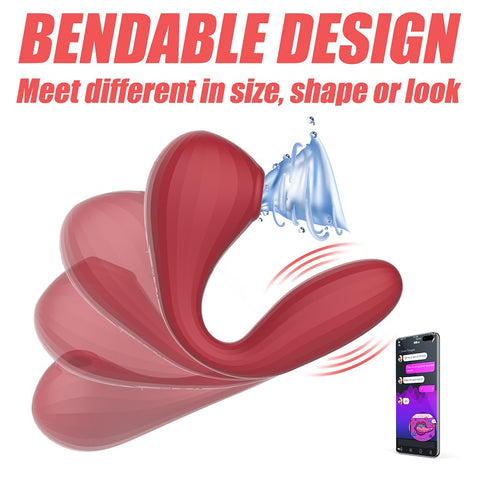 Magic Bobi App Remote Control Clitoris Suction & G-Spot Vibrator
