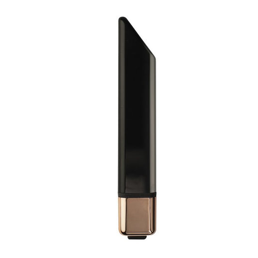 Rocks Off Bamboo Noir Gold Lipstick Discreet Bullet Vibrator Clitoral Stimulator
