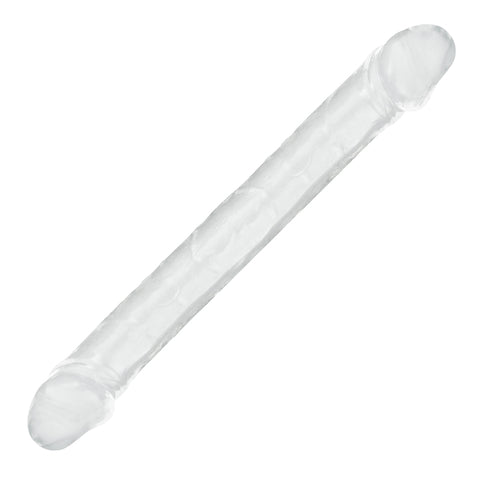 DY Crystal Double Penetration Dildo  - Clear 3 Size Optional