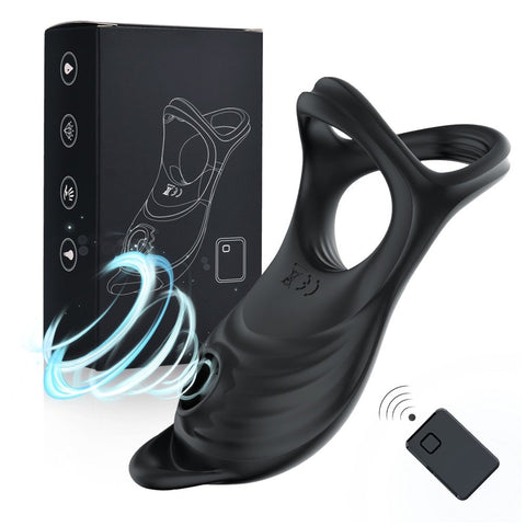 HC Remote Control Clitoris Suction & Vibrating Penis Ring / Couples Ring