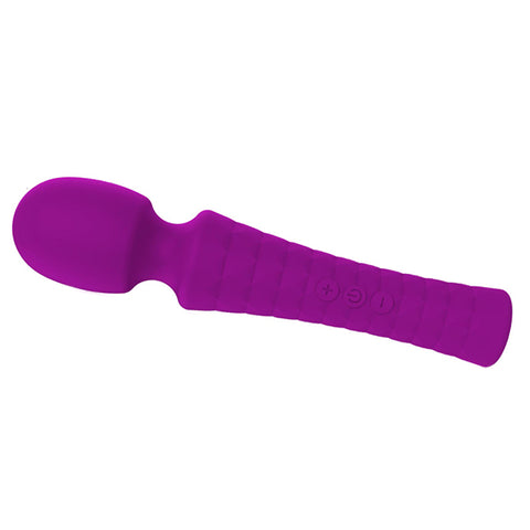 HC 8x5 Wand Massager Vibrator USB Rechargeable - Purple