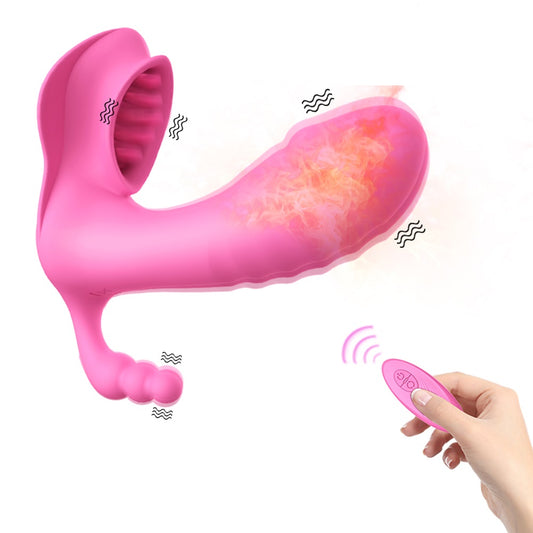 DIBE Butterfly 4th Remote Control Wearable Vibrator - Auto Heating