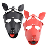 BDSM Puppy Hood - Soft Head Mask for Pet Play & Roleplay