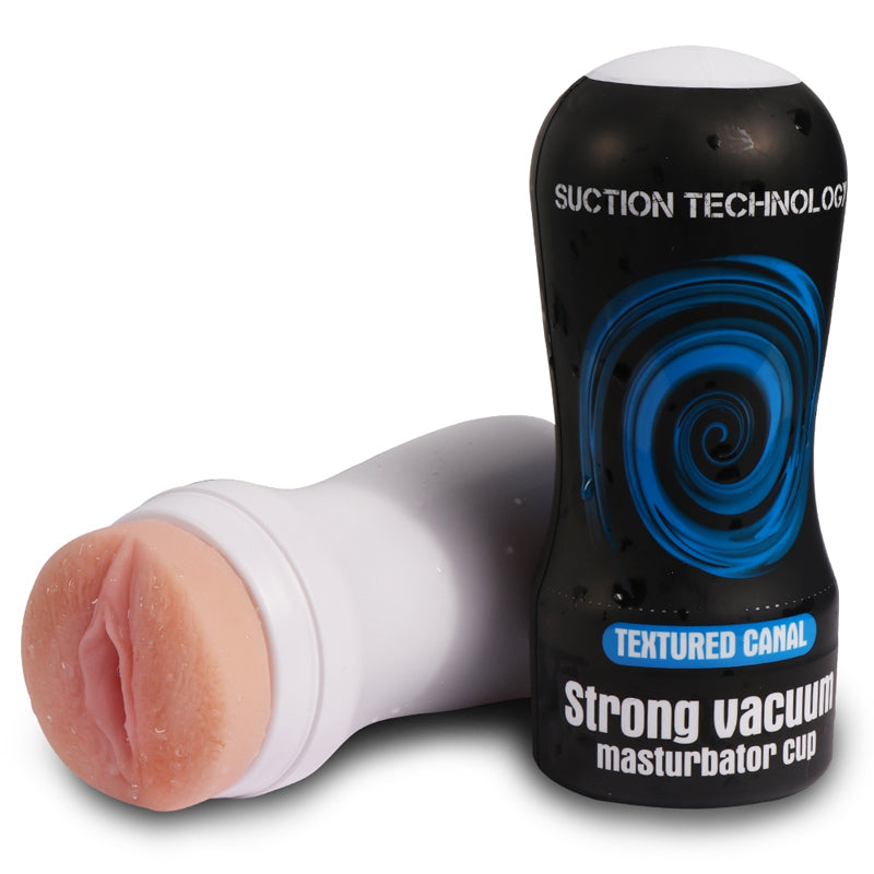 MD E6 Strong Vacuum Silicone Male Masturbator Pocket Cup