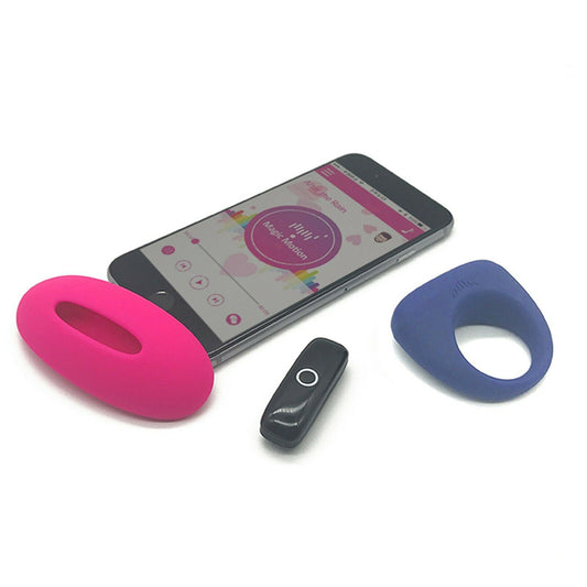 Magic Motion Candy & Dante App Control Couples Vibrator Kit Penis Ring or Wearable Bullet Vibrator