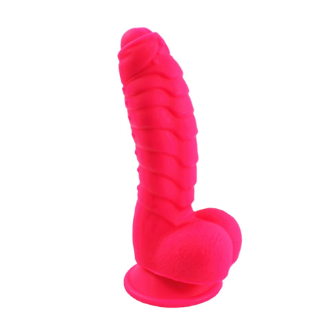 AIX Beetle Realistic Dildo - Bright Rose