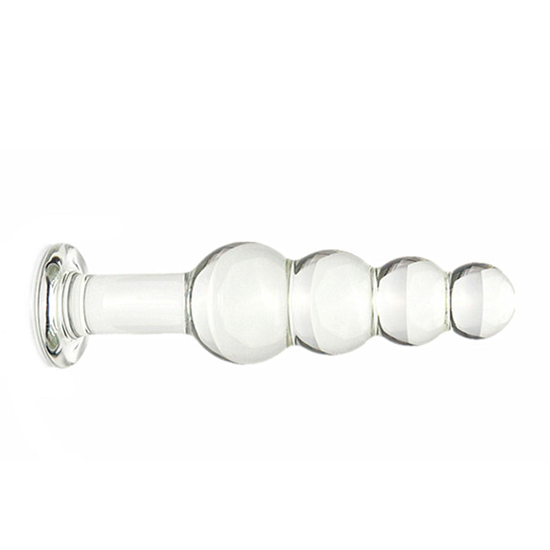 SexyPlay XL Crystal Glass Butt Plug / Anal Beads / Thruster Dildo