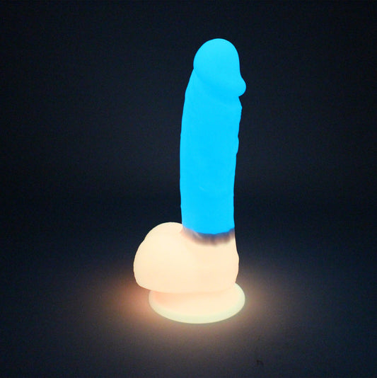 AIX Fluorescence Realistic Dildo with Suction Cup